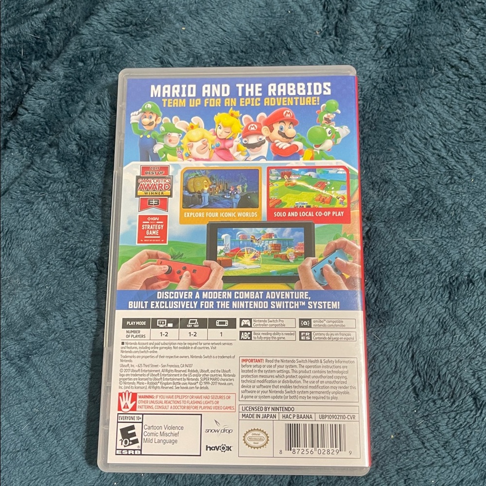 Nintendo Switch Mario + Rabbids Kingdom Battle - Picture 2 of 7